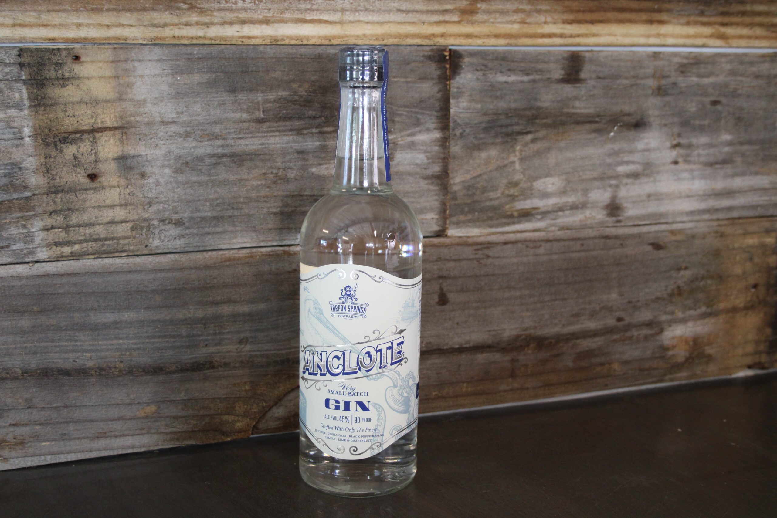 anclote gin from tarpon springs distillery