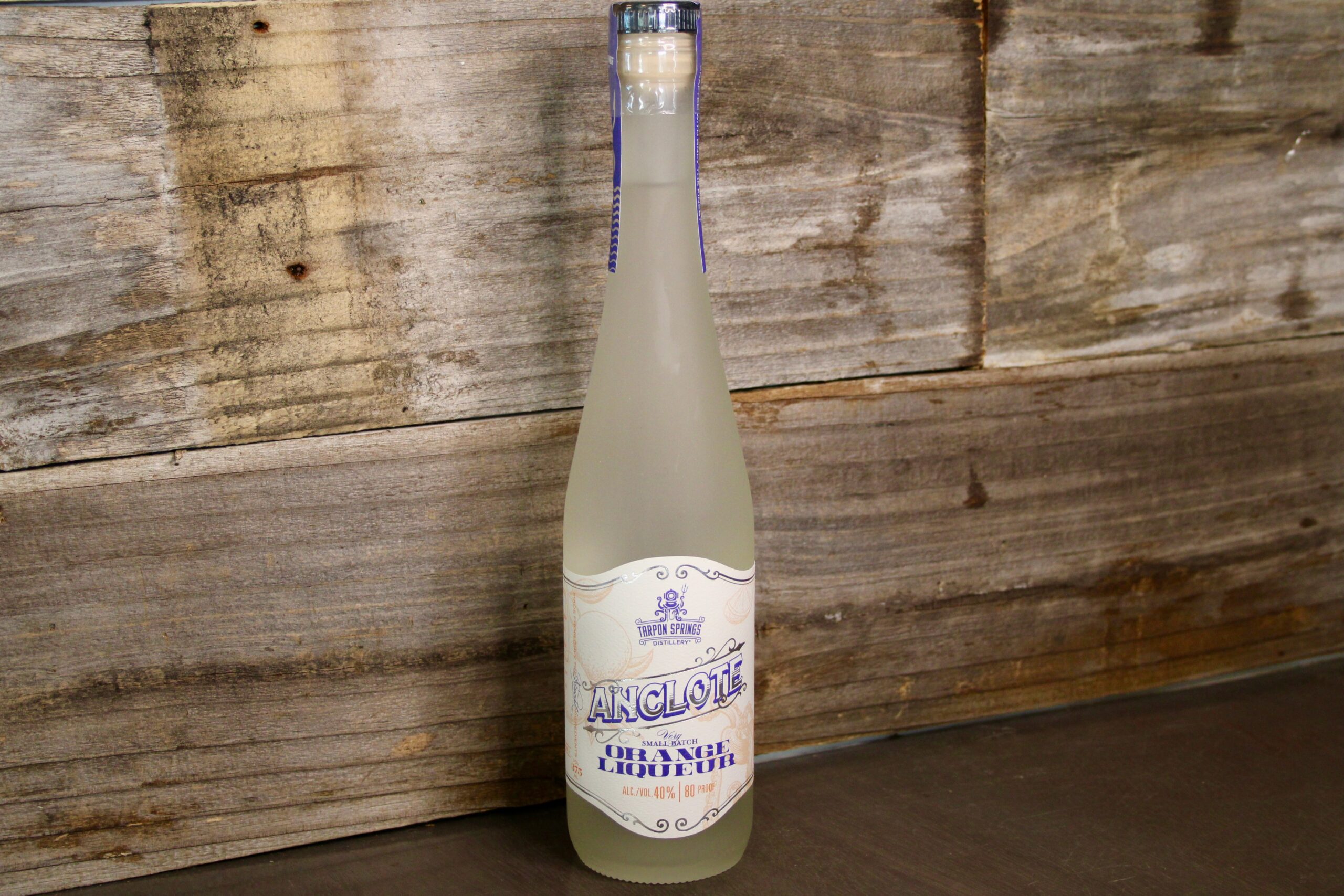 anclote orange liqueur from tarpon springs distillery